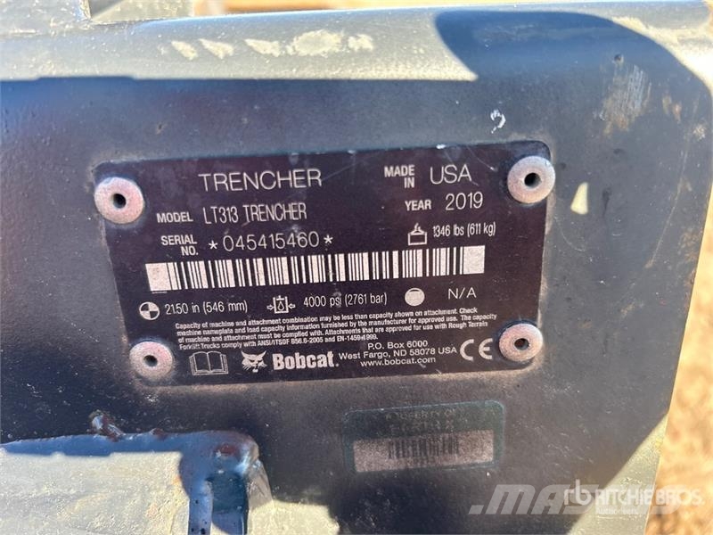 Bobcat LT313 60 in Skid Steer Trencher Sleuvengravers