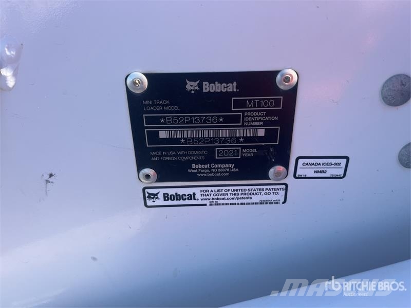 Bobcat MT100 Compact Track Loader Kompaktlader