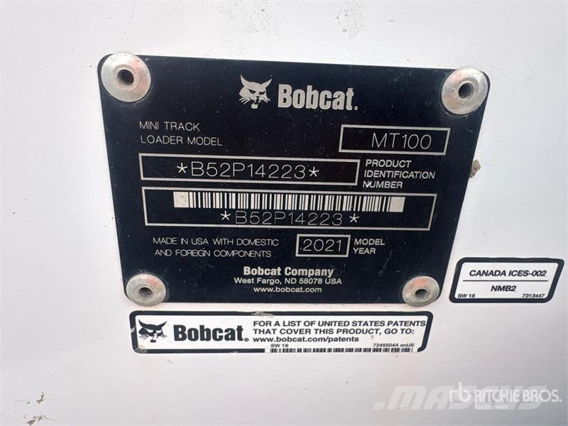 Bobcat MT100 Compact Track Loader Minilæsser - skridstyret