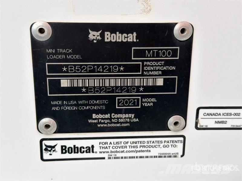 Bobcat MT100 Compact Track Loader لوادر انزلاقية التوجيه