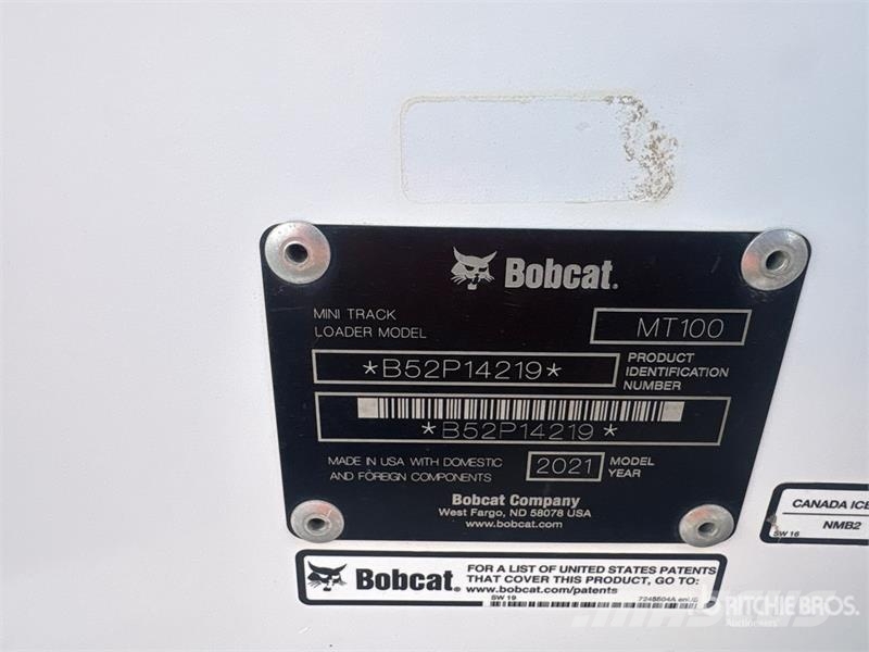 Bobcat MT100 Compact Track Loader Мини-погрузчики