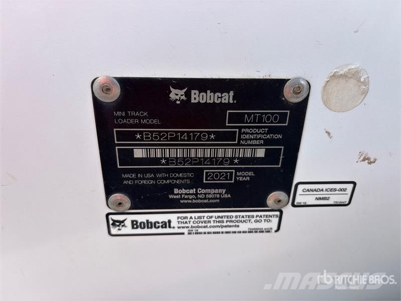 Bobcat MT100 Mini Compact Track Loader لوادر انزلاقية التوجيه