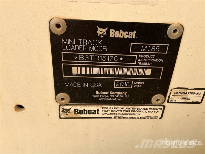 Bobcat MT85 Skid steer mini nakladalci