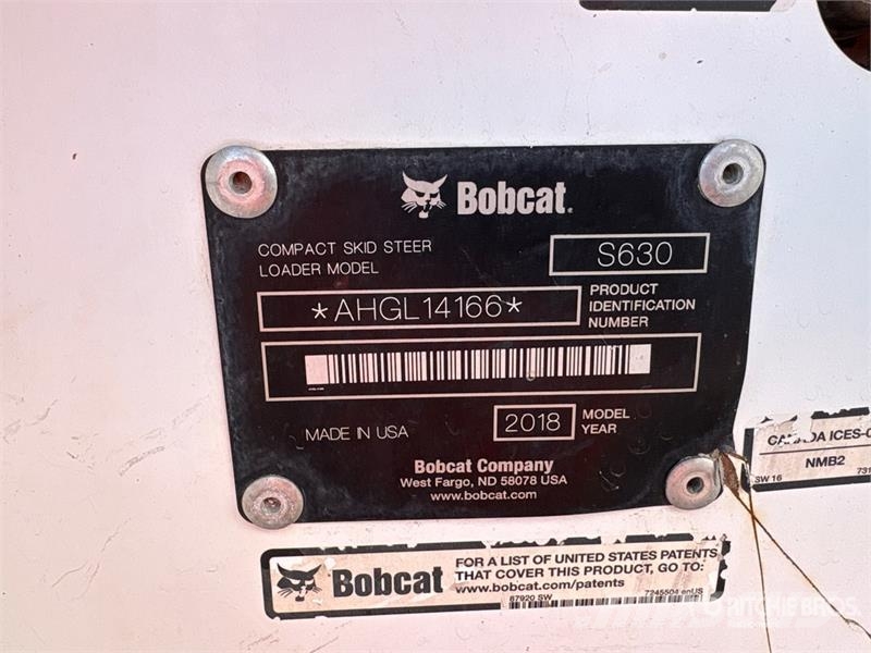 Bobcat S630 لوادر انزلاقية التوجيه