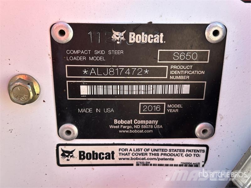 Bobcat S650 Skid steer mini nakladalci