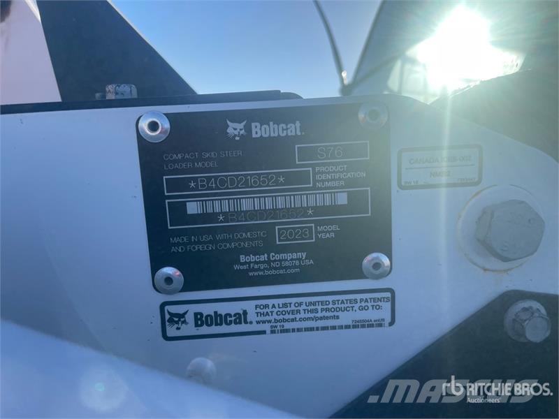 Bobcat S76 Skid Steer Loader Мини-погрузчики