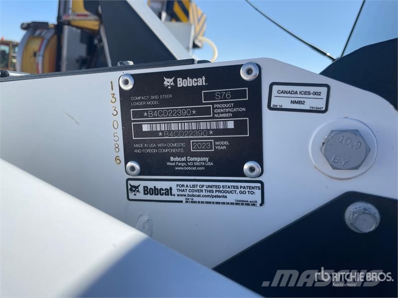 Bobcat S76 Skid Steer Loader Kompaktrakodók