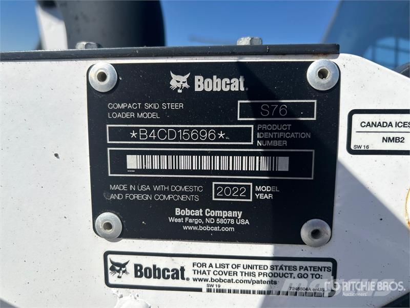 Bobcat S76 Two-Speed Skid Steer Loader Мини-погрузчики