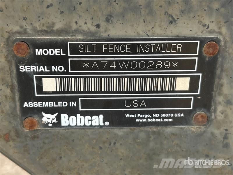 Bobcat Skid Steer Silt Fence Winder مكونات أخرى