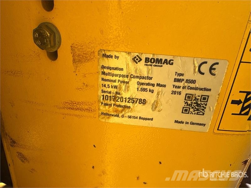 Bomag BMP 8500 Talajtömörítő gépek