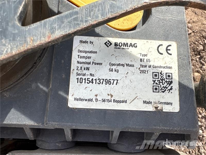 Bomag BT65 Vibro nabijači