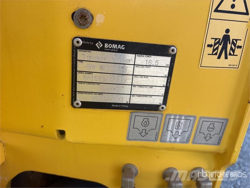 Bomag BW120SL-5 Double Drum Roller Dvojni valjarji