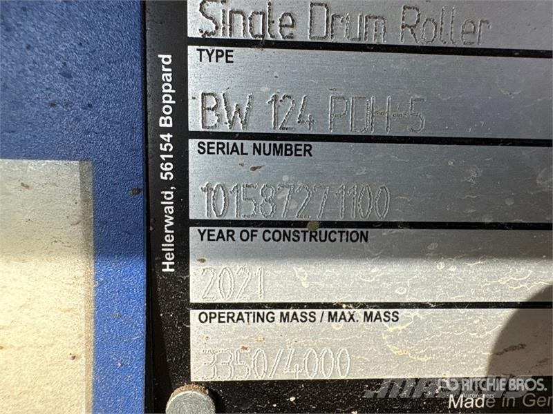 Bomag BW124 PDH-5 Padfoot Drum Compactor Valsetog