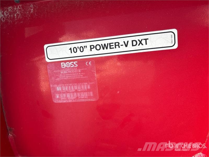 Boss 10 ft Power-V Snow Plow Schneeschilde und -pflüge