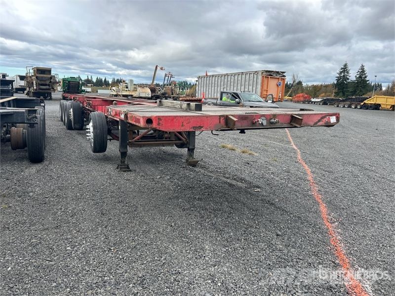Brent 5 Axle Container Trailer Reboques Containerframe