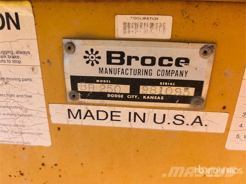 Broce BB250B Veegmachines