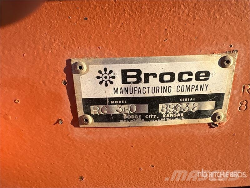Broce RCT 350 Self-Propelled Broom Sweepers