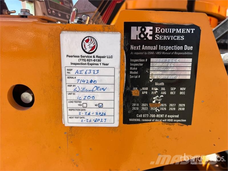 Broderson IC-200-3J 30000 lb Carry Deck Crane Andre kraner