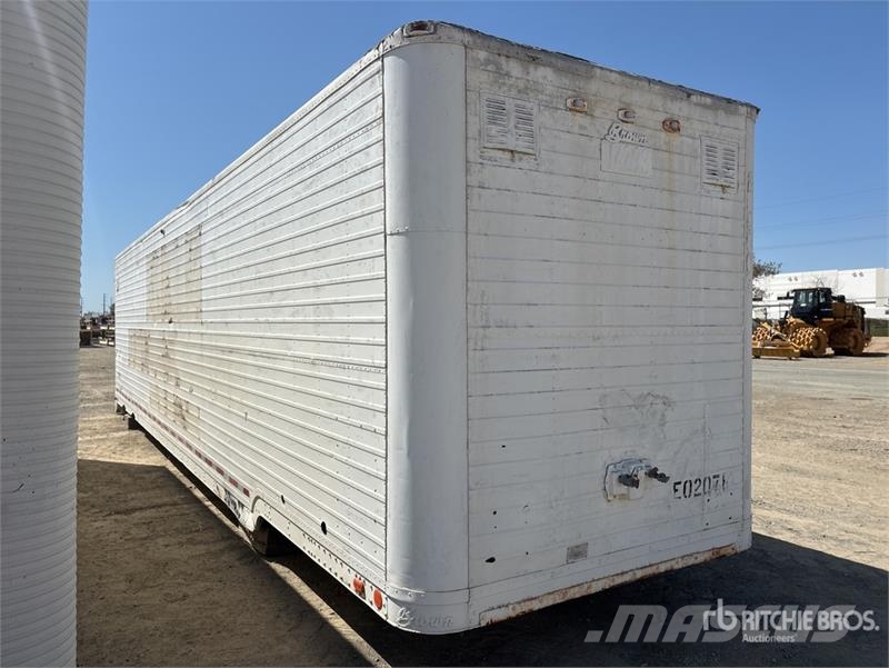 Brown 40MVA204 40 ft Body Van Trailer Gesloten opbouw trailers