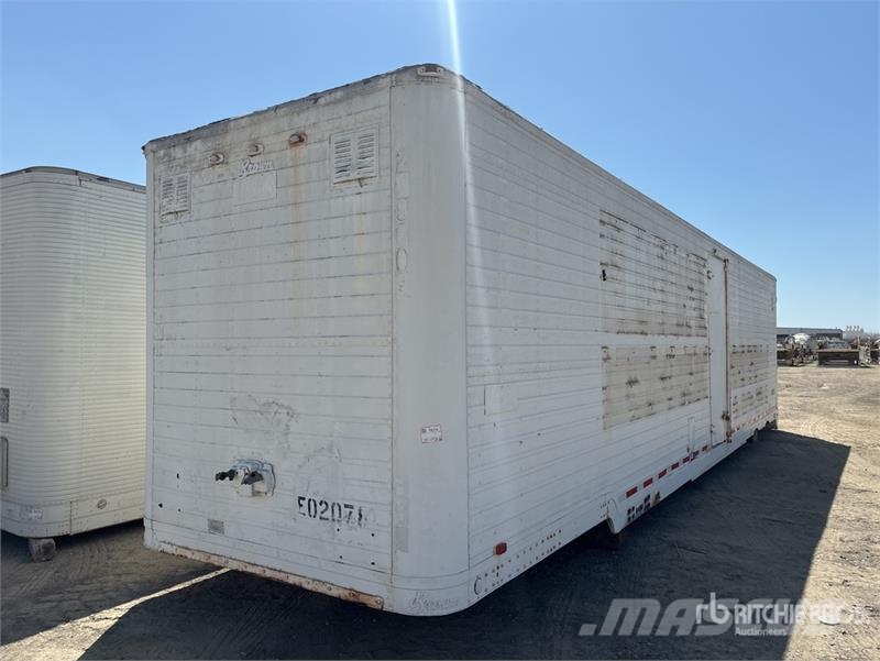 Brown 40MVA204 40 ft Body Van Trailer Gesloten opbouw trailers