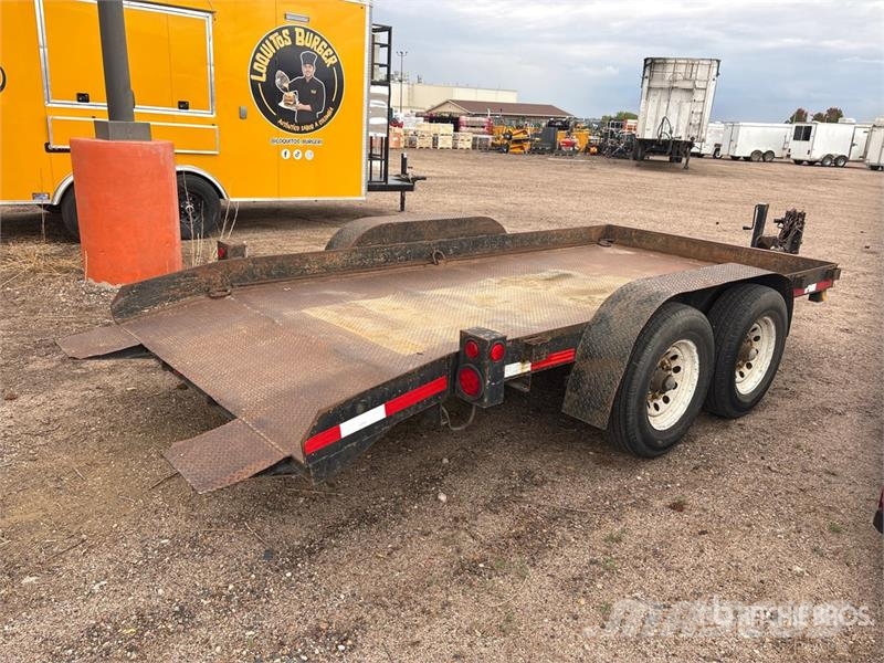 Butler 15 ft T/A Tilt Deck Trailer Tieflader