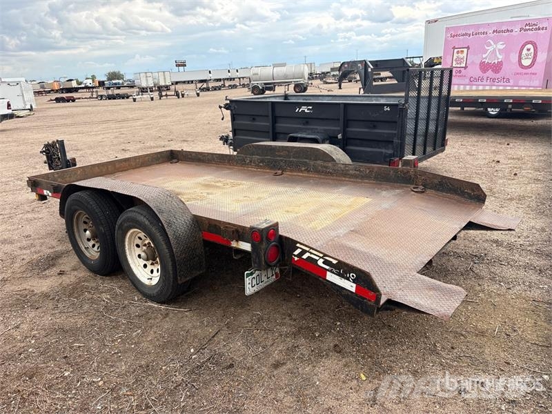 Butler 15 ft T/A Tilt Deck Trailer Tieflader