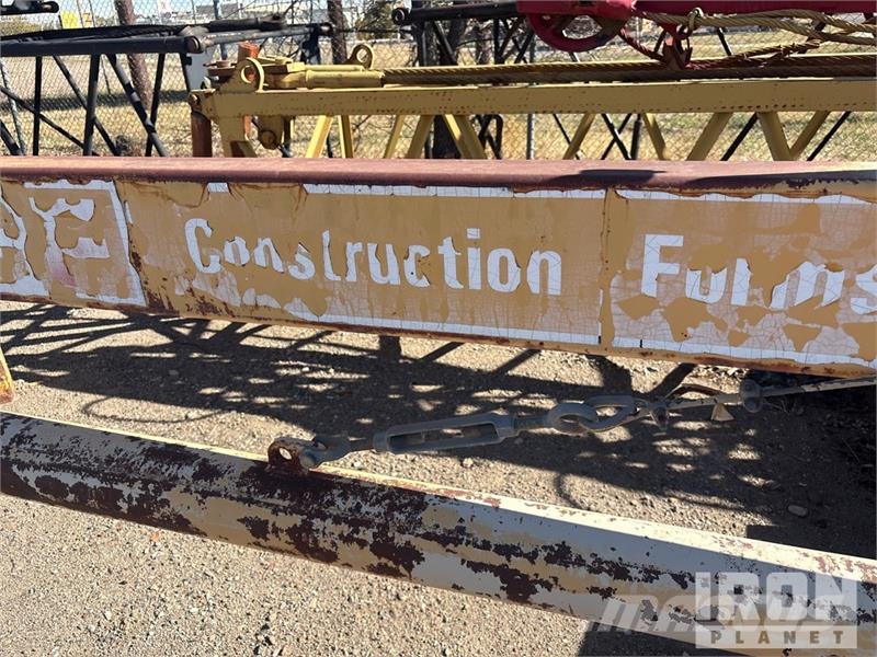 C&F Concrete pump Spider boom 起重機組件和設備