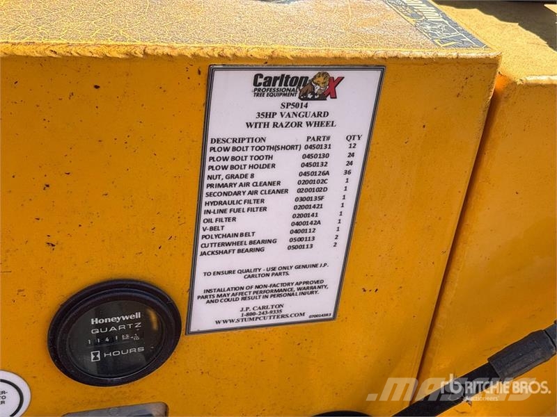 Carlton SP5014 Walk Behind Stump Grinder Elektriske harver / jordfræsere