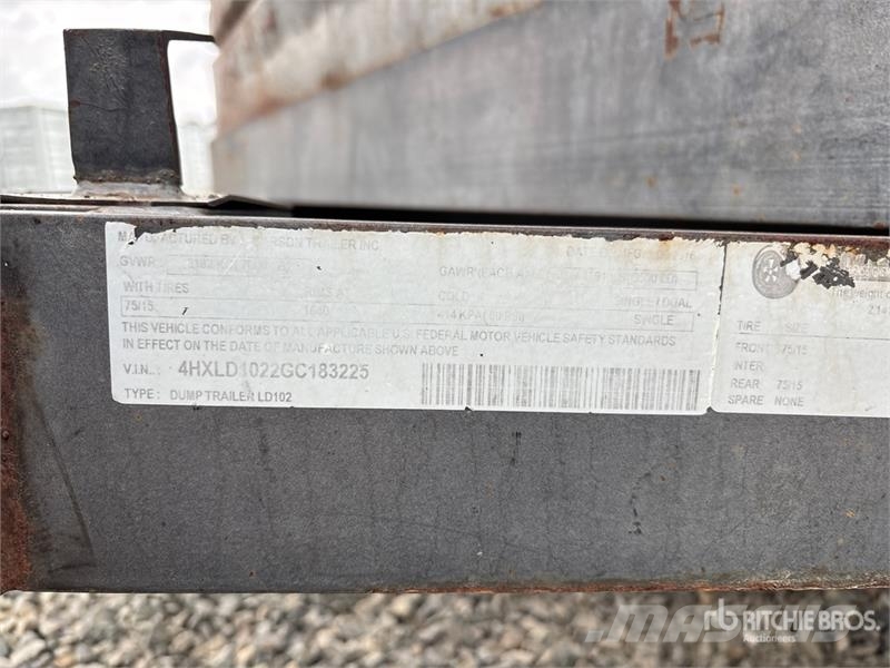 Carson 10 ft T/A Dump Utility Trailer Tippsläp