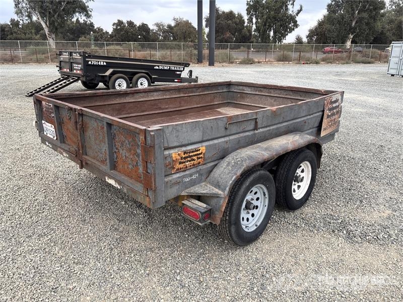 Carson 10 ft T/A End Dump Trailer Remorci basculante