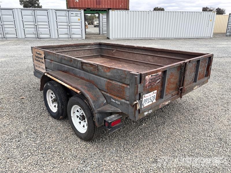 Carson 10 ft T/A End Dump Trailer Remorci basculante