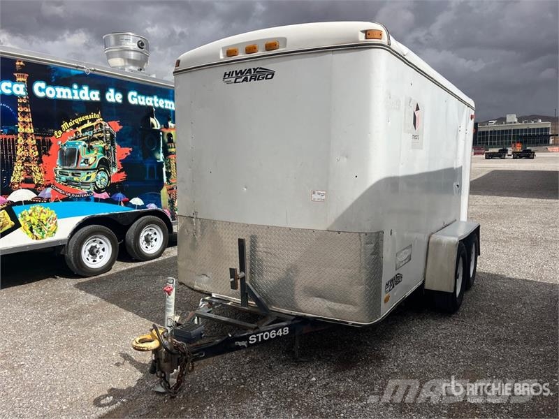 Carson 12 ft T/A Enclosed Trailer Prikolice zabojniki