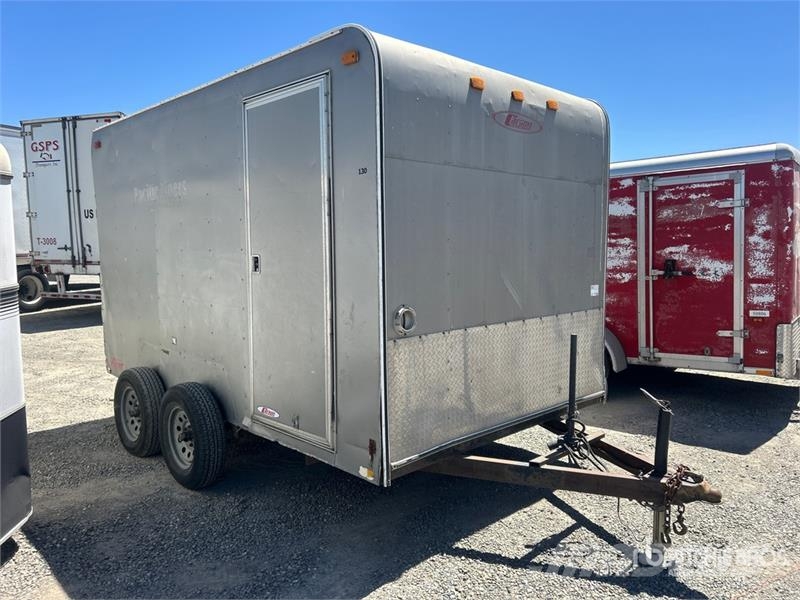 Carson 12 ft T/A Enclosed Trailer مقطورات ذات هيكل صندوقي