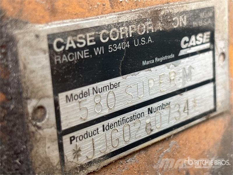 CASE 580SM 4x2 Backhoe Loader Backhoe