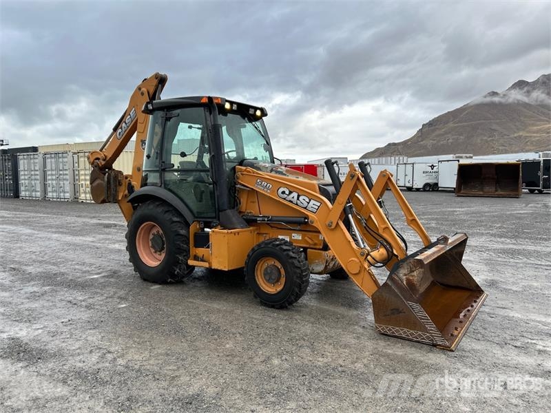 CASE 580SN Graaf-laadcombinaties