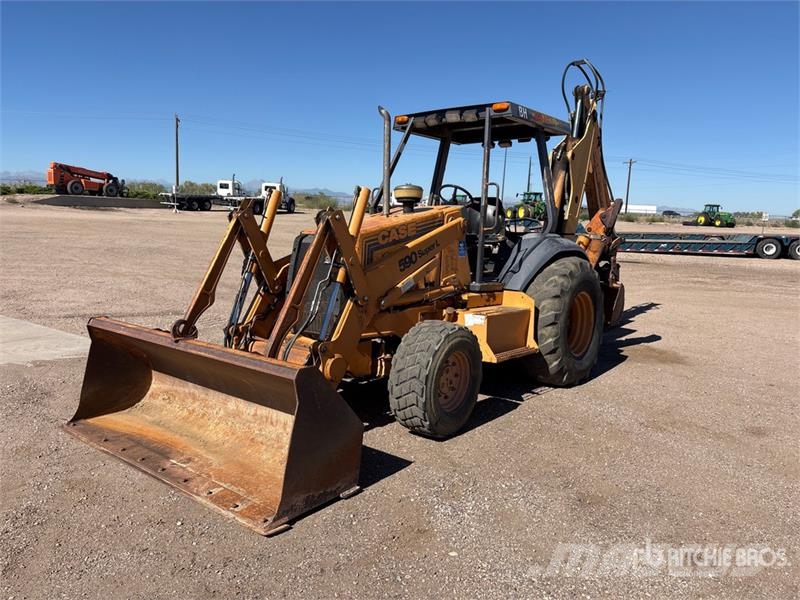 CASE 590 Super L Series II 4x4 Backhoe Loader Traktorgravere
