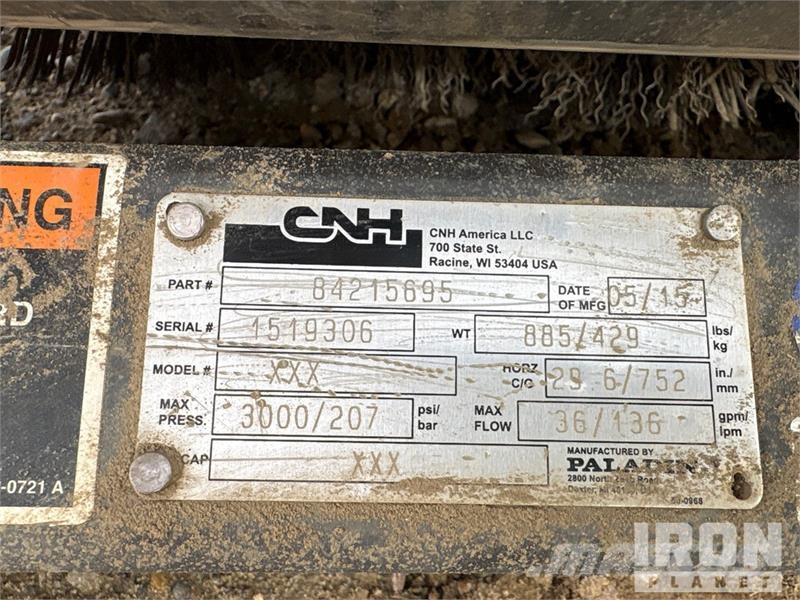 CASE 84215695 84 in Skid Steer Broom فرش