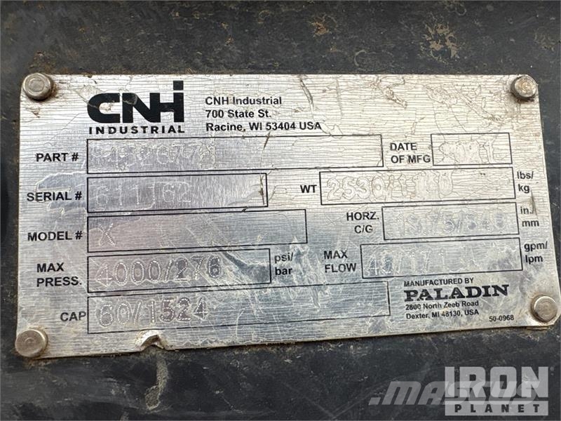 CASE 84523771 60 in Skid Steer Mulcher Лісові мулчери