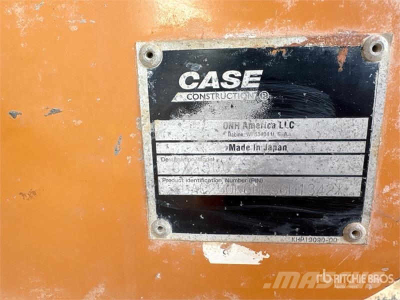 CASE CX250C Tracked Excavator Kāpurķēžu ekskavatori