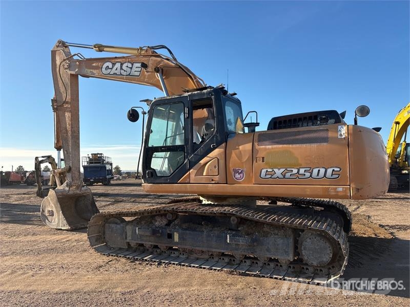 CASE CX250C Tracked Excavator Kāpurķēžu ekskavatori