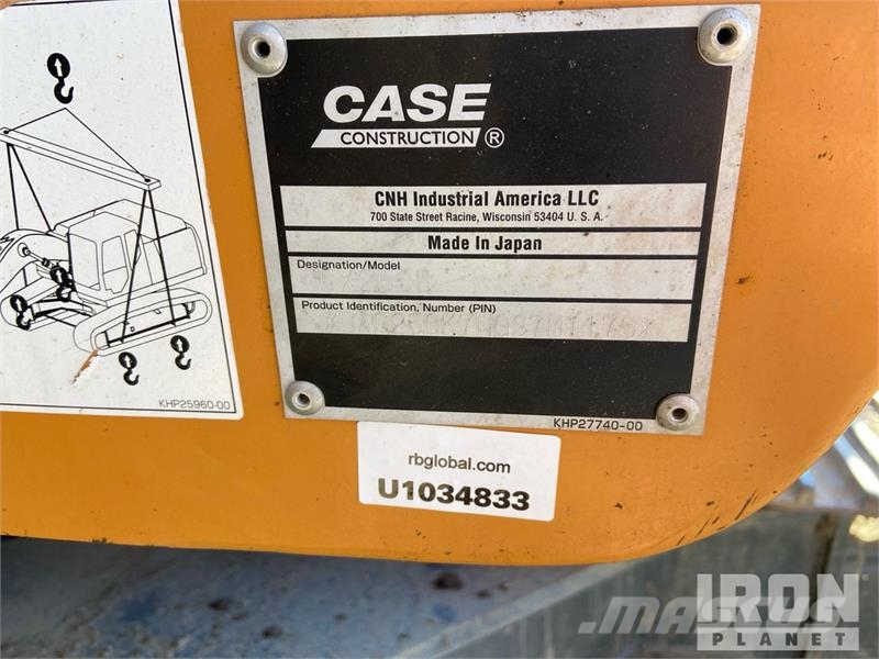 CASE CX250D Tracked Excavator Escavatori cingolati