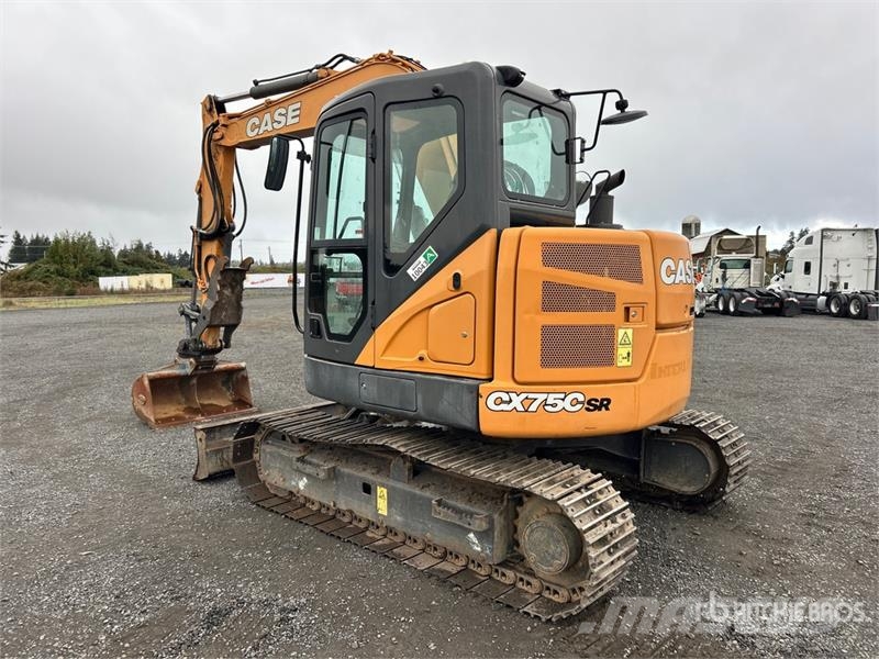 CASE CX75C SR Tracked Excavator Lánctalpas kotrók