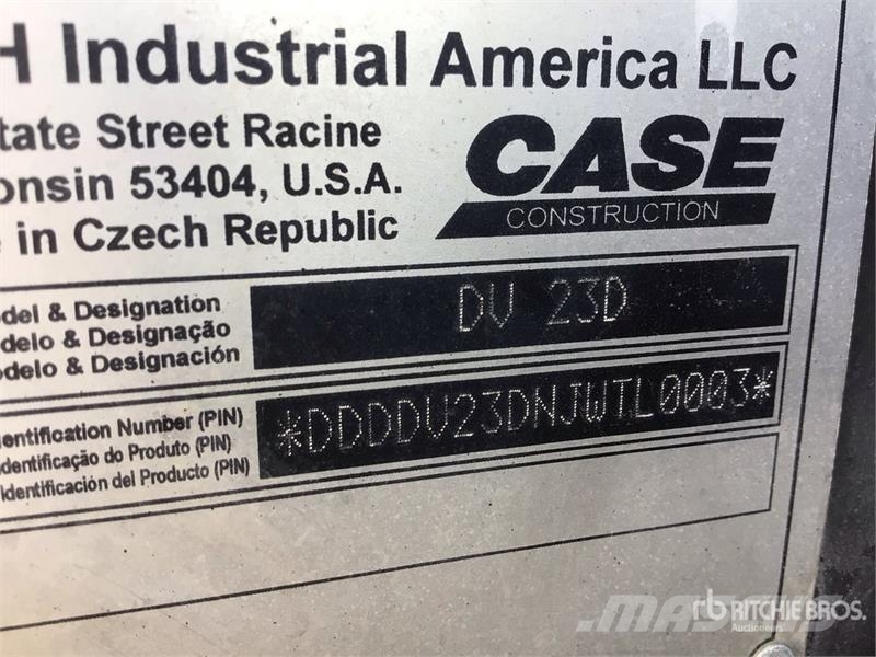 CASE DV23 Double Drum Roller Divvalču grunts veltņi