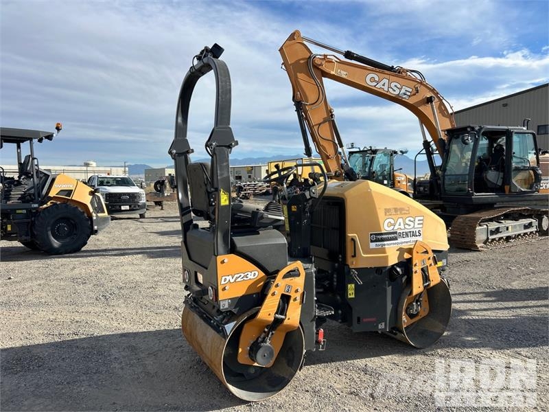 CASE DV23D Double Drum Roller Porinių būgnų volai