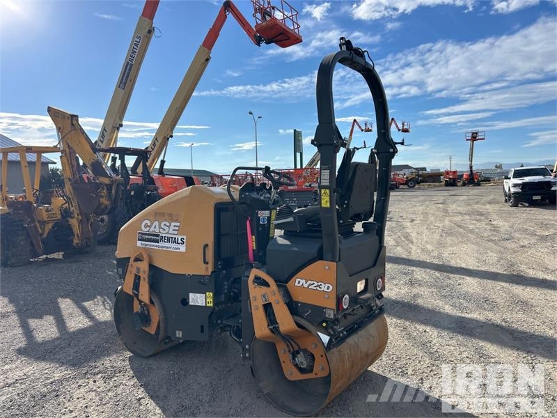 CASE DV23D Double Drum Roller Porinių būgnų volai