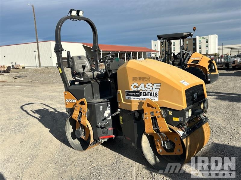 CASE DV23D Double Drum Roller Porinių būgnų volai