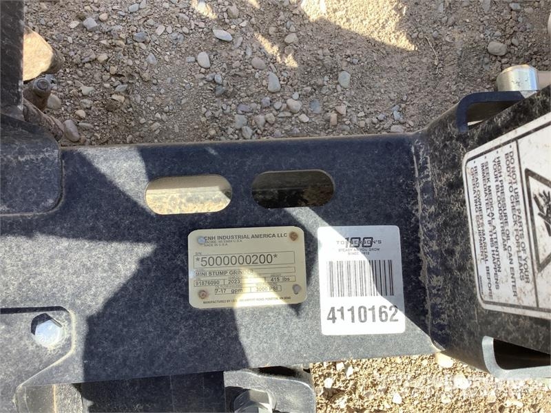 Case IH 3 in Mini Skid Steer Stump Grinder Üniversal ekim makinasi