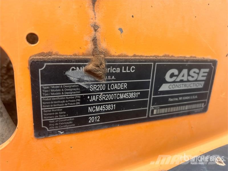 CASE SR200 Skid steer mini nakladalci