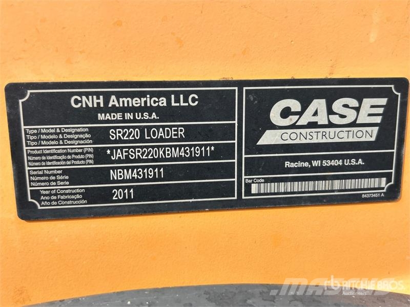 CASE SR220 Minicargadoras