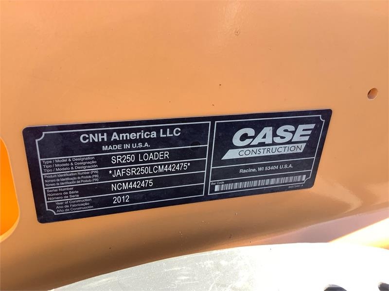 CASE SR250 Minicargadoras